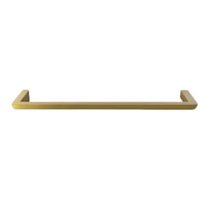 Aquavit Prestige Single Bar Towel Rail Brushed Gold