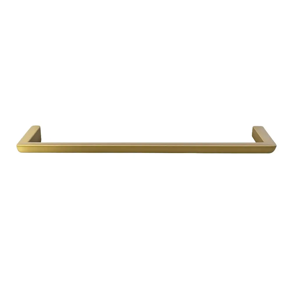 Aquavit Prestige Single Bar Towel Rail Brushed Gold