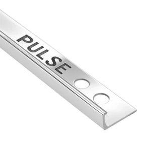 Aluminium Straight Trim - Shiny Silver 10mm