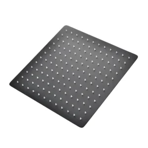 Aquavit Showerhead Black Square 10" (25cm)
