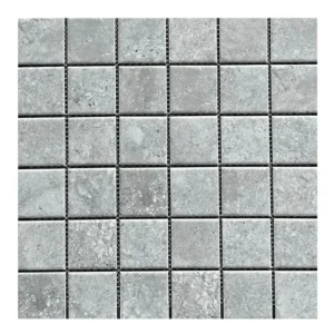 Roma Light Grey Porcelain Mosaic Matt Finish 300×300mm
