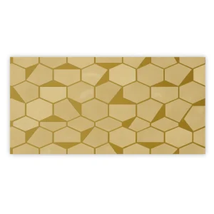 Honeycomb Gold Decor Wall Tile 300X600mm