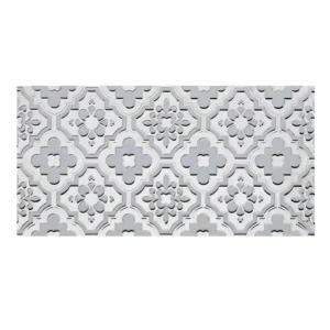 White Decor Tile 300×600mm
