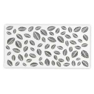Aqua White Leaves Decor Tile 300×600mm