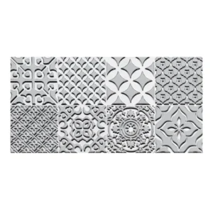 Rangolii White Decor Tile 300×600mm
