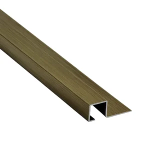 Square Aluminium Steel Trim - Gun Grey 10mm
