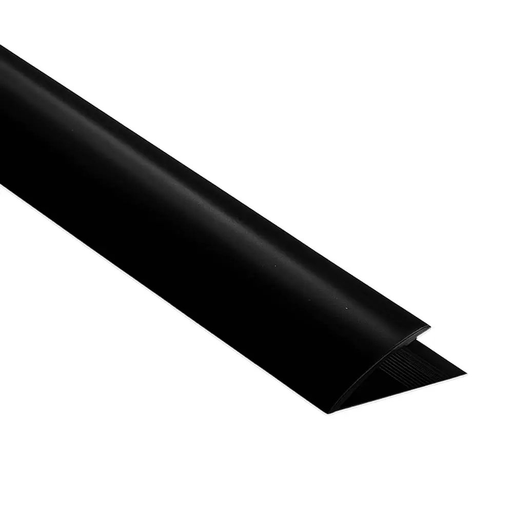 Round Aluminium Trim - Matt Black 10mm