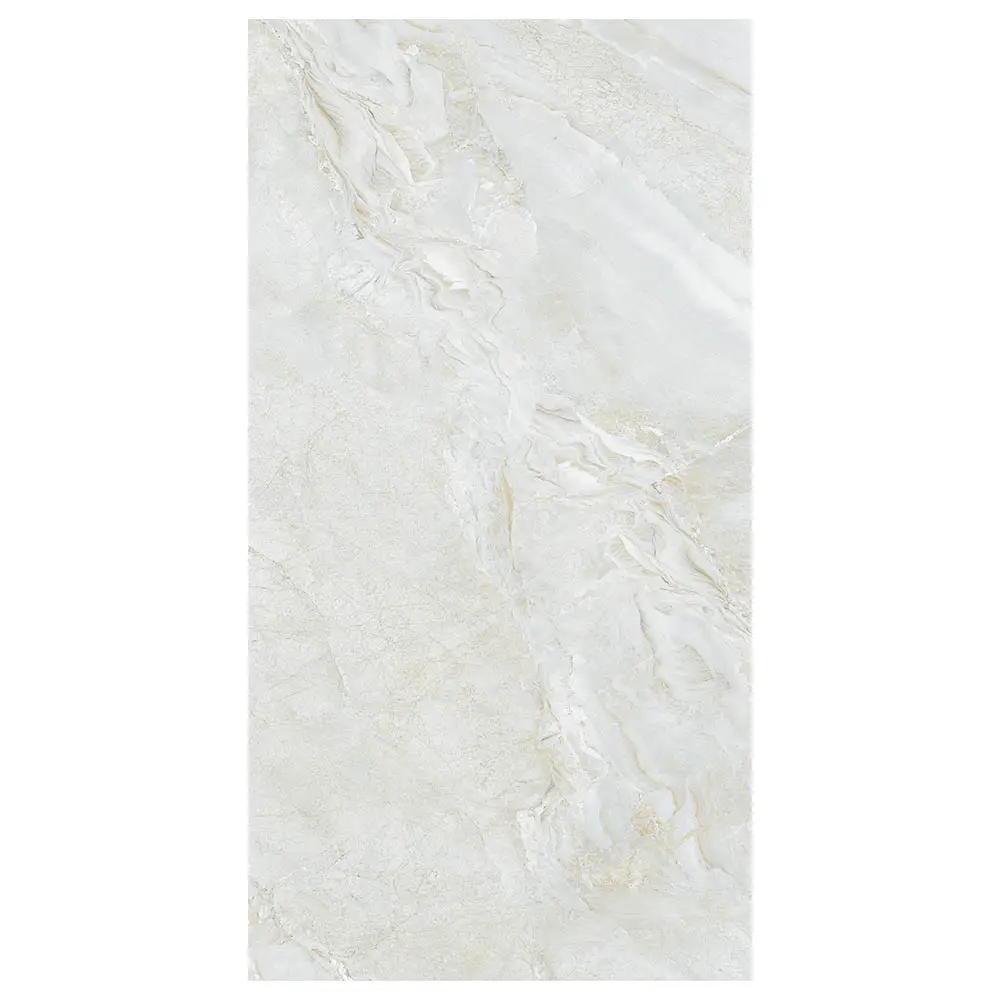 Mint Bianco Glazed Polished Porcelain Floor Tiles 600X1200 mm