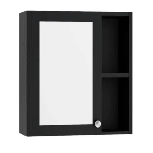 Maahira Black Mirror Cabinet 520×550mm