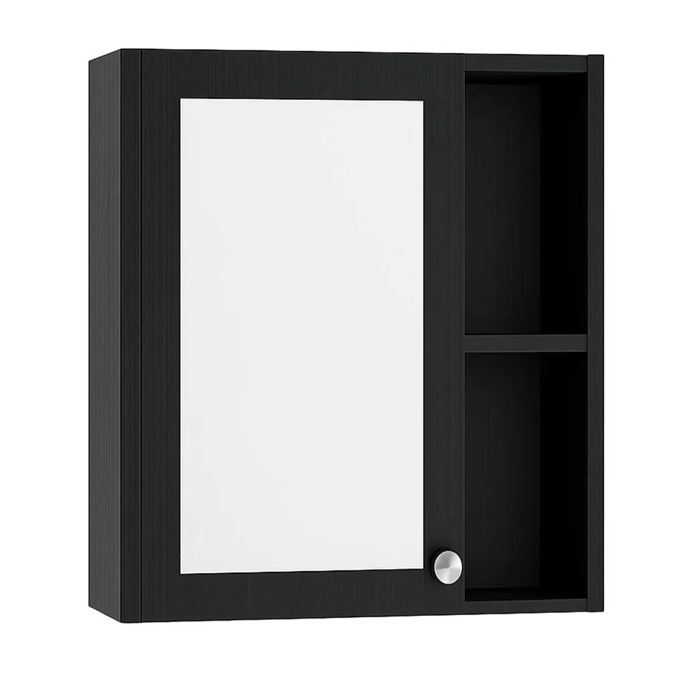 Maahira Black Mirror Cabinet 520×550mm