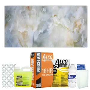 Onyx Green  Glazed Polished Porcelain Combo 600X1200mm