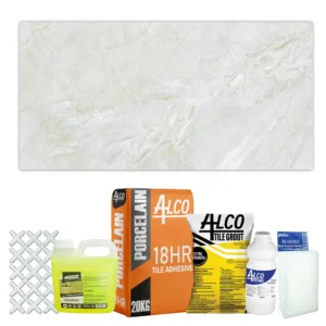 Mint Bianco Glossy Porcelain Combo 600×1200mm
