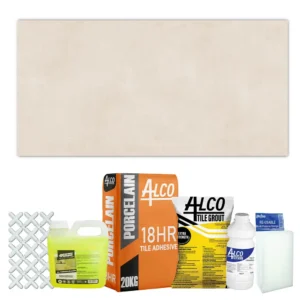 Siena Marfil Glossy Porcelain Combo 600×1200mm