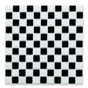 Draft Nero Glass Mosaic 300X300X4mm