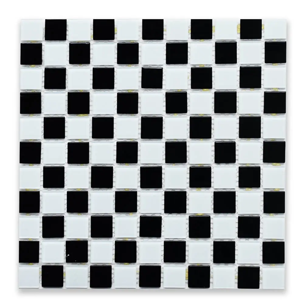 Draft Nero Glass Mosaic 300X300X4mm