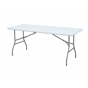 Folding Table – 6ft Blue/White