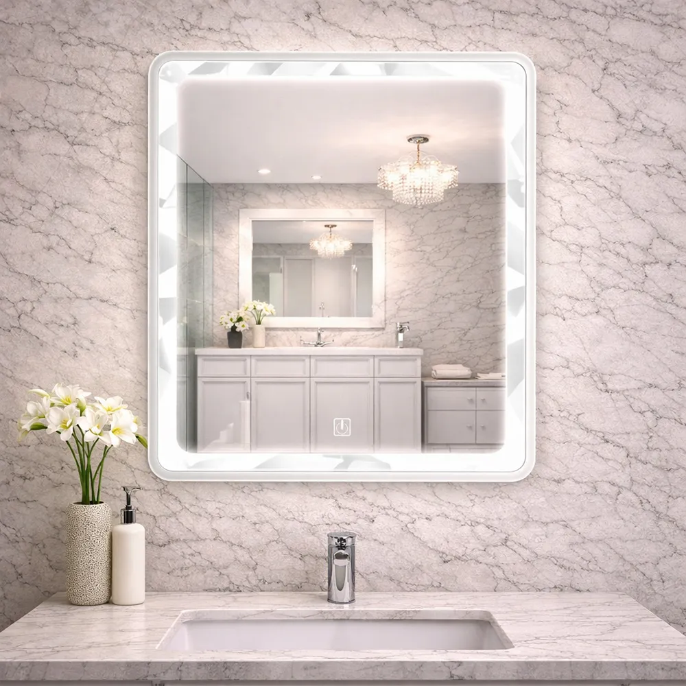 Canova Led Mirror 3 Colour Light Function 600X800mm