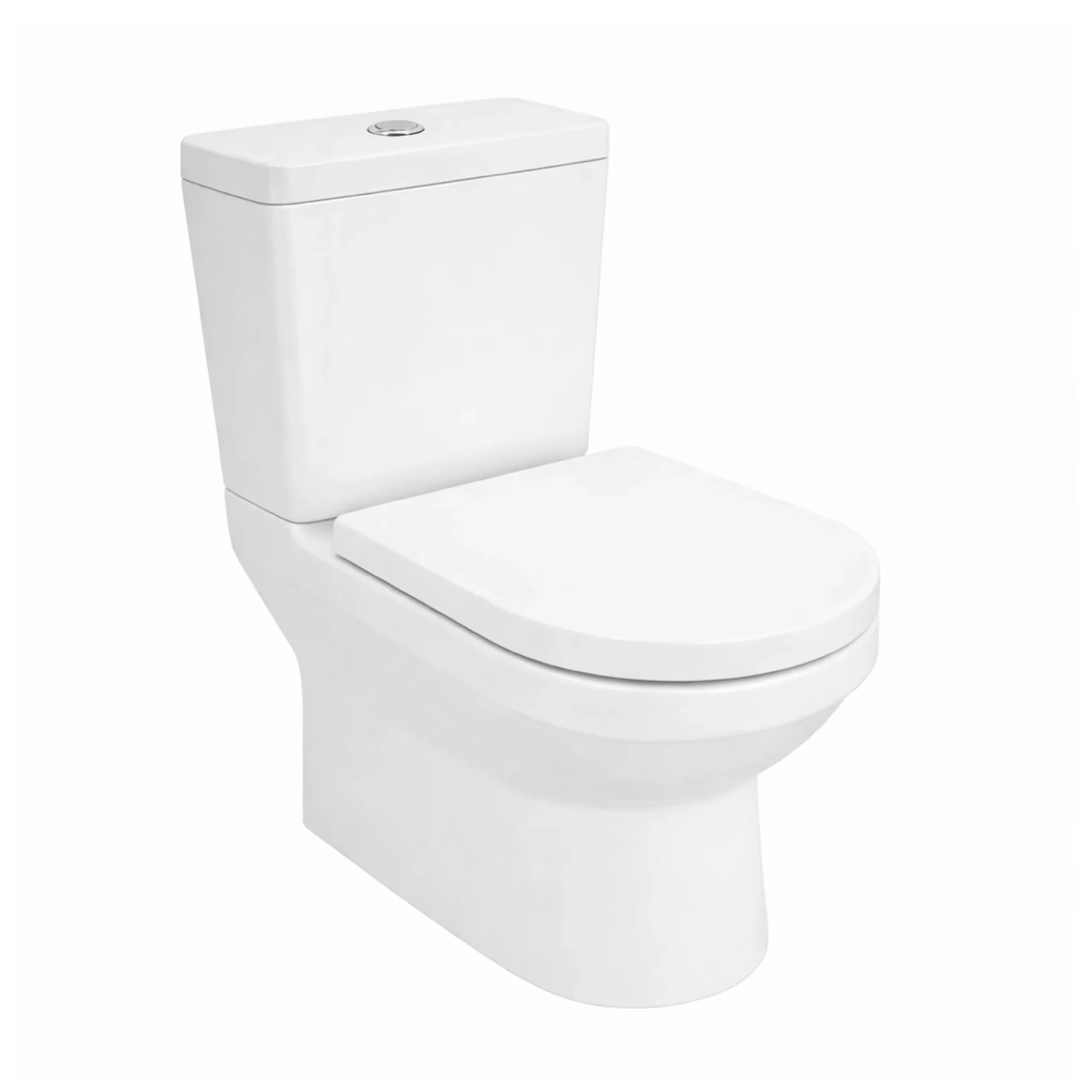 Alco Jonell White Top Flush Toilet Close Couple Set