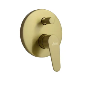 Alco Tivona Arc Shower Mixer with Diverter – Gold