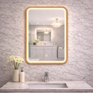 Golden Reflection LED Mirror 600×900mm