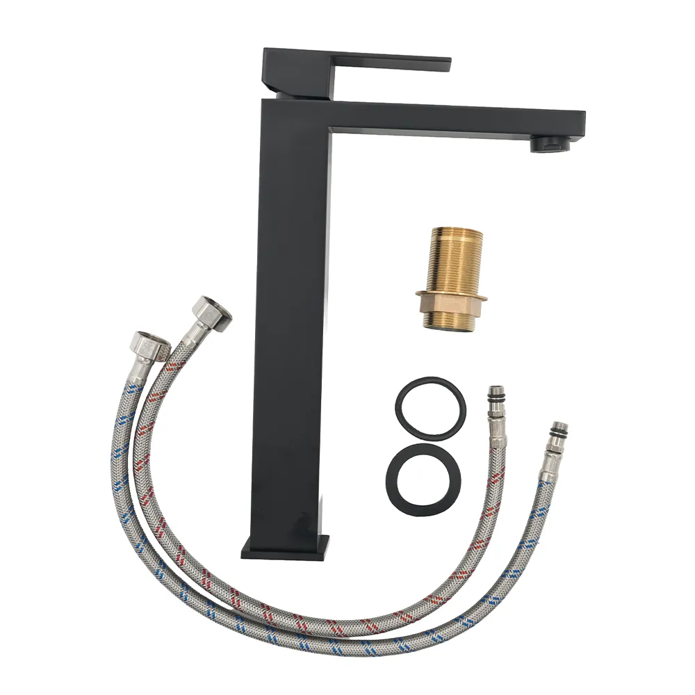 Aquavit Harmony Basin Mixer Tall Body Black - Image 2