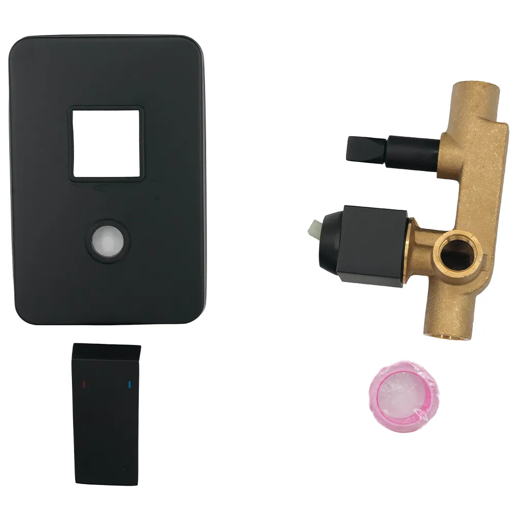 Aquavit Shower Mixer with Diverter Black - Image 2