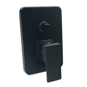 Aquavit Shower Mixer with Diverter Black