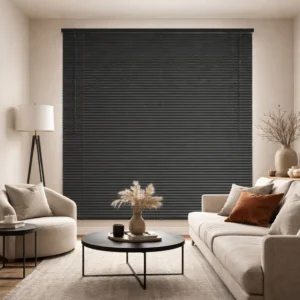 PVC Blinds Charcoal Grey