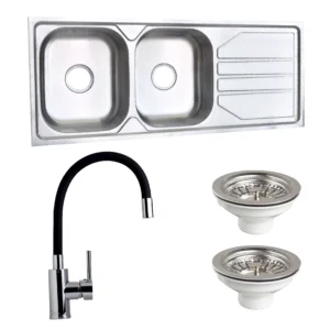 Alco Stainless steel sink + Mixer Combo