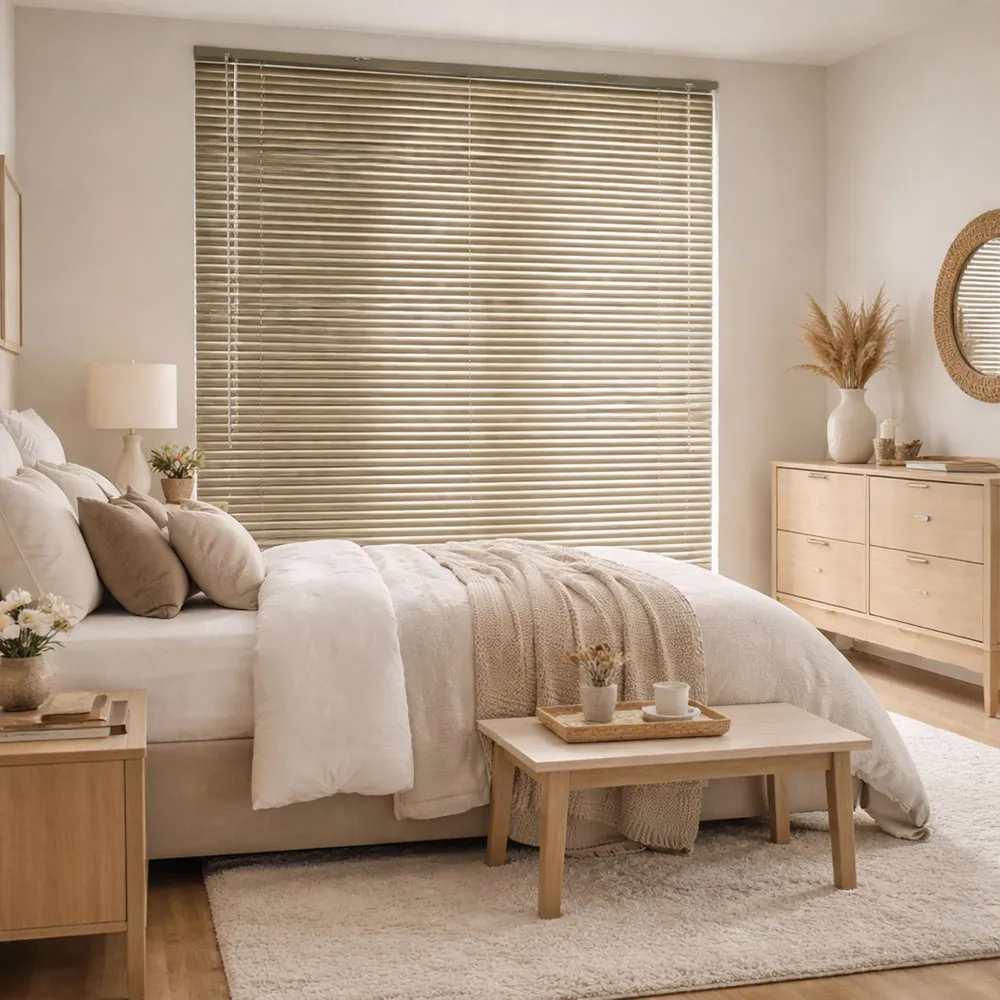 Aluminium Blinds Sandy Gold