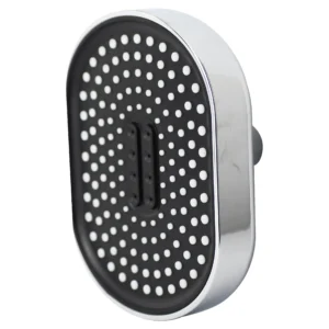 Alco ABS Shower Head – Black Rose Style 150mm