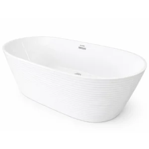 Aquavit Freestanding Bath - Gianna White 1700x800x580mm