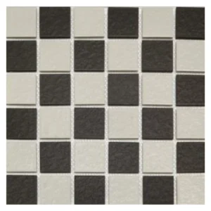 Checkered Porcelain Ceramic Mosaic 300X300X4mm