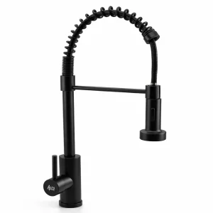 Alco Pull-Out Sink Mixer Spring Type Black
