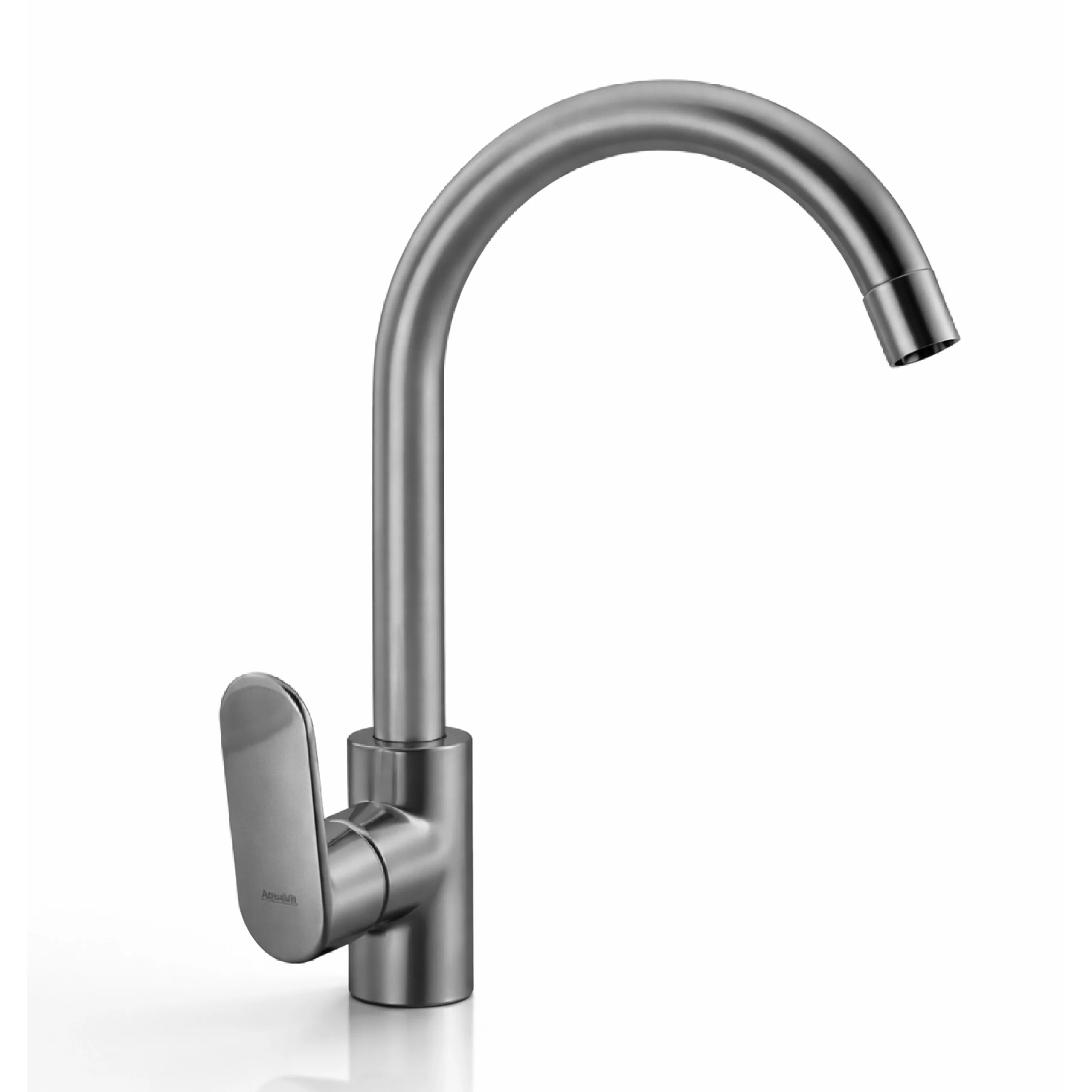 Aquavit Lenoro Sink Mixer 35mm Gun Grey