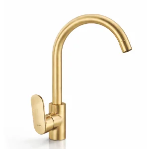 Aquavit Lenoro Sink Mixer 35mm Brush Gold