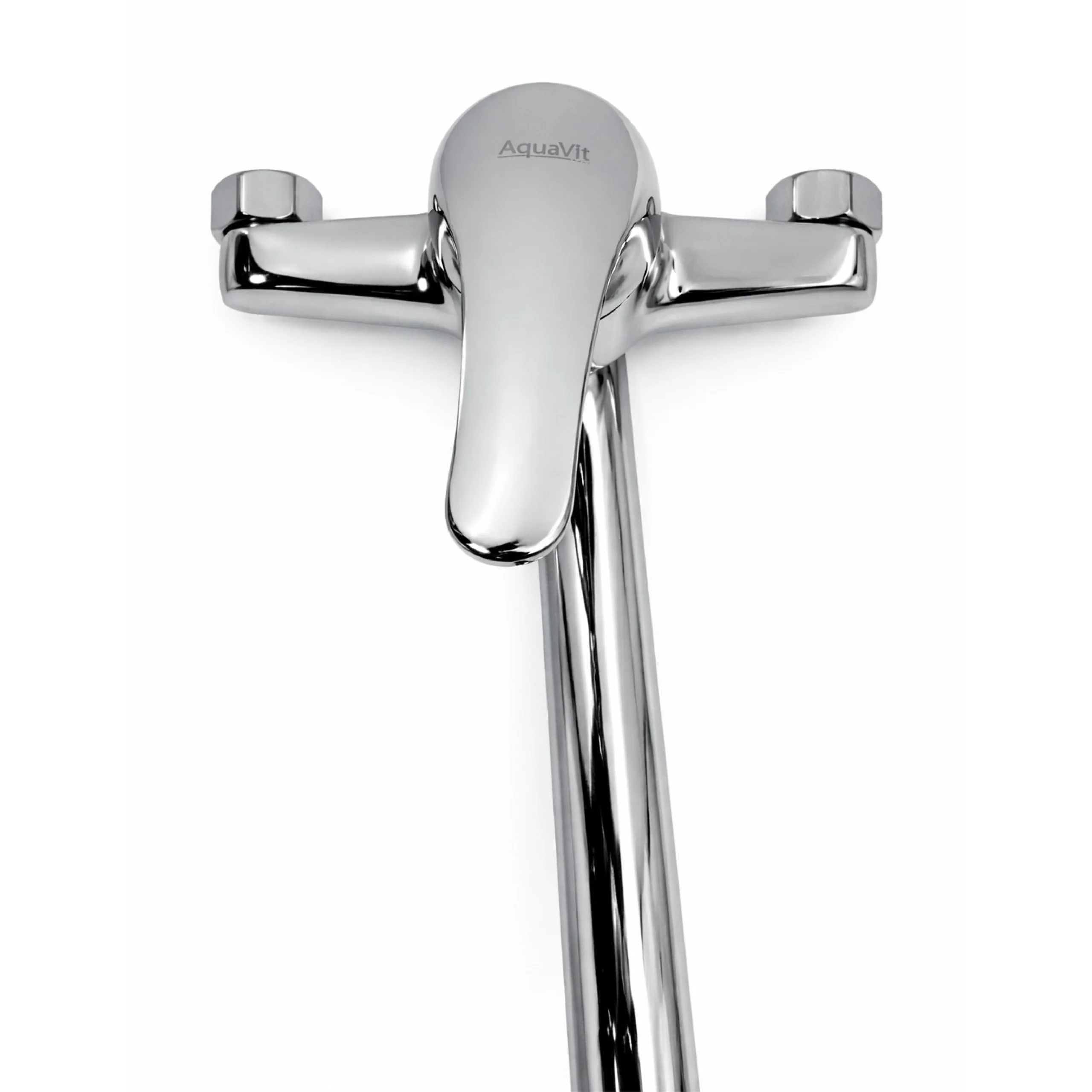Aquavit Trinity Sink Mixer Wall Type Swivel Spout Chrome - Image 2