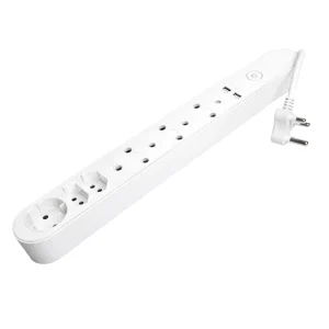 6 Way Multiplug with USB Power Up