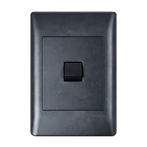 Lesco 1 Lever Light Switch Eco Black