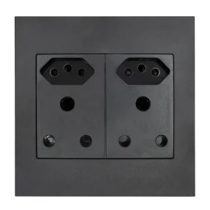 Lesco Double Plug 2 Pin Eco Black