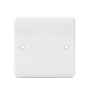 Lesco Blank Cover 4x4 White Steel
