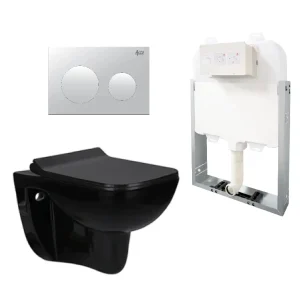 Wal Hung Black Elegance Combo