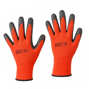 Work Gloves Black & Red