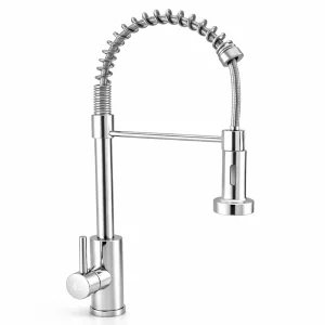Alco Pull-Out Sink Mixer Spring Type Chrome