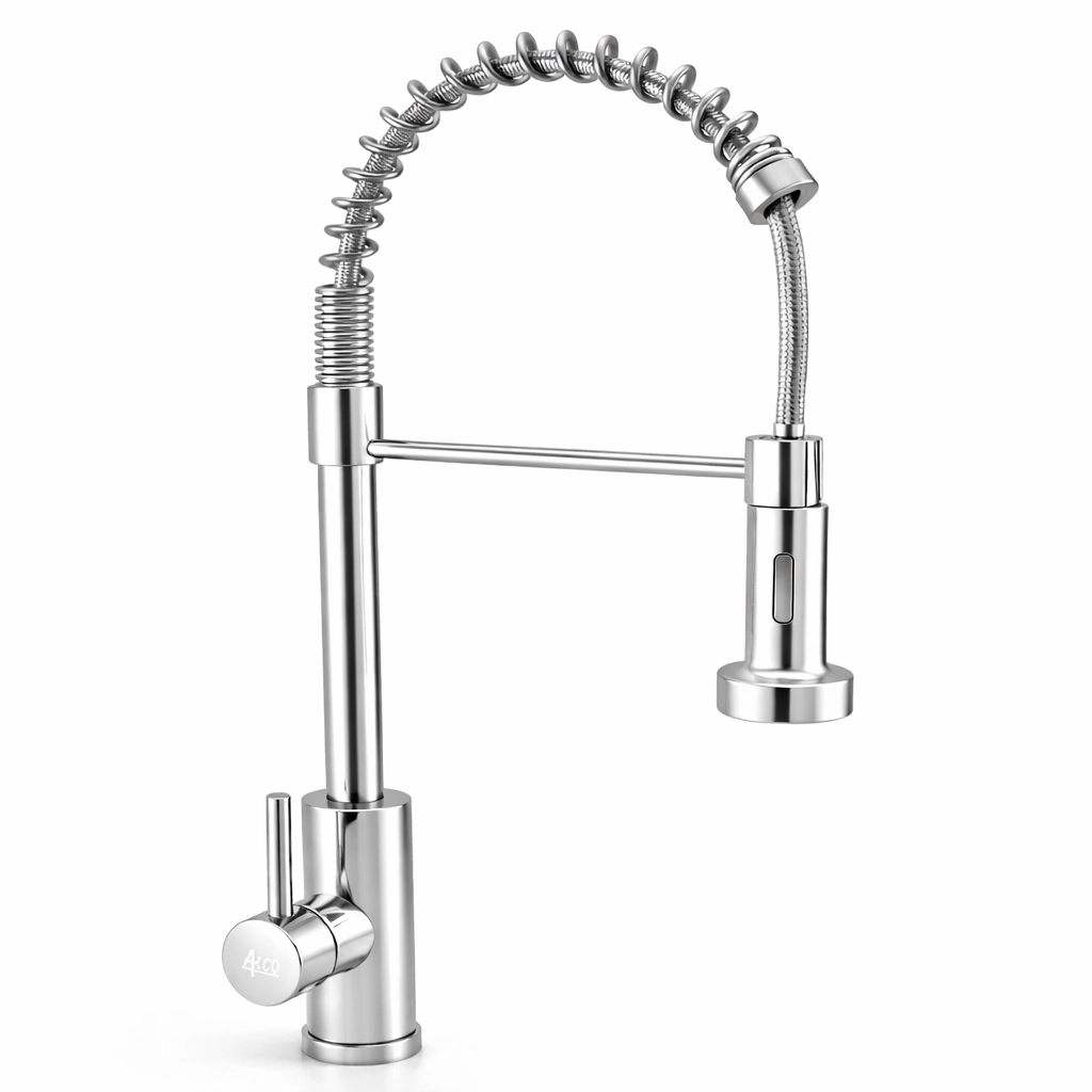 Alco Pull-Out Sink Mixer Spring Type Chrome