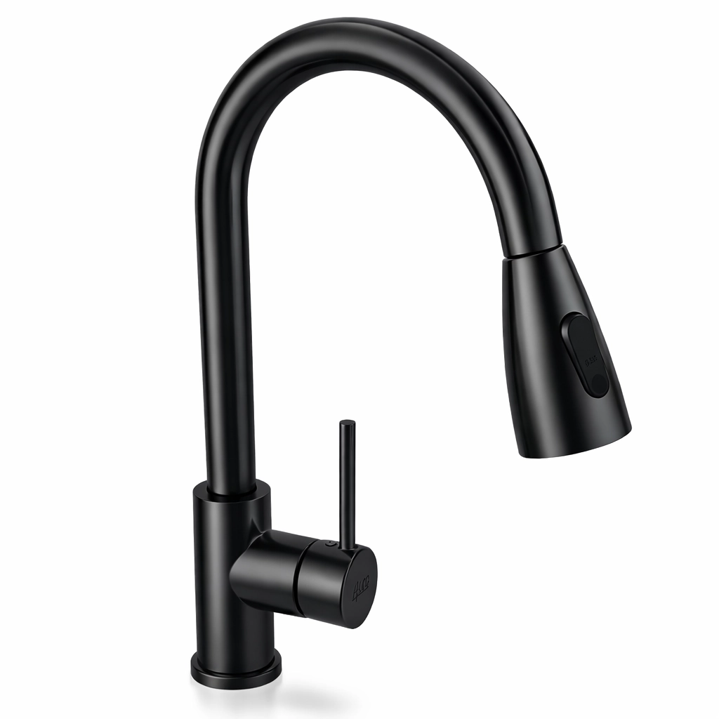Alco Pull-Out Sink Mixer Stainless Steel Black