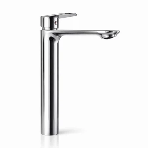 Aquavit Lenoro Basin Mixer Long Body 30mm Chrome