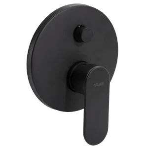 Aquavit Lenoro Concealed Shower Mixer with Diverter Black