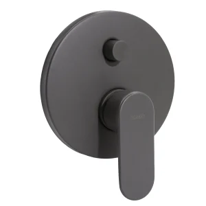 Aquavit Lenoro Concealed Shower Mixer with Diverter Gun Grey