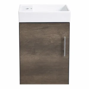 Mosco Cabinet Set With Basin – Wood Combo 390x220mm